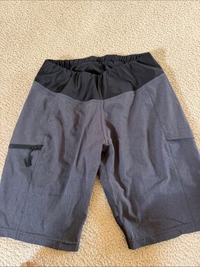 mts Men's Gray Athletic Shorts with Black Waistband